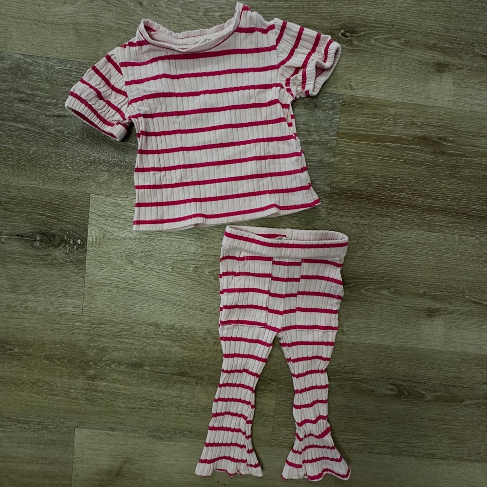 Jessica Simpson Pink and White Kids Matching Set